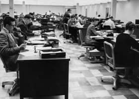 1950's Open Plan Office Design - The Changing Workplace