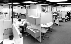 1960's Office Cubicles- The Changing Workplace