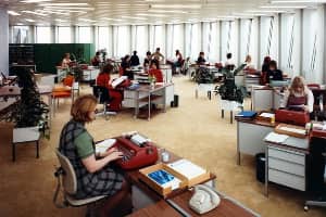 1970's Open Plan Office Design - The Changing Workplace